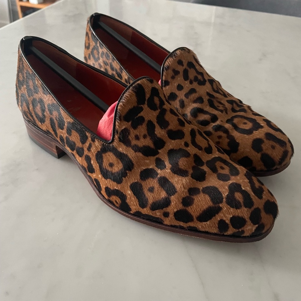 Carmina WOMEN SLIPPERS 1663 HILLS leopard pony calf flats
